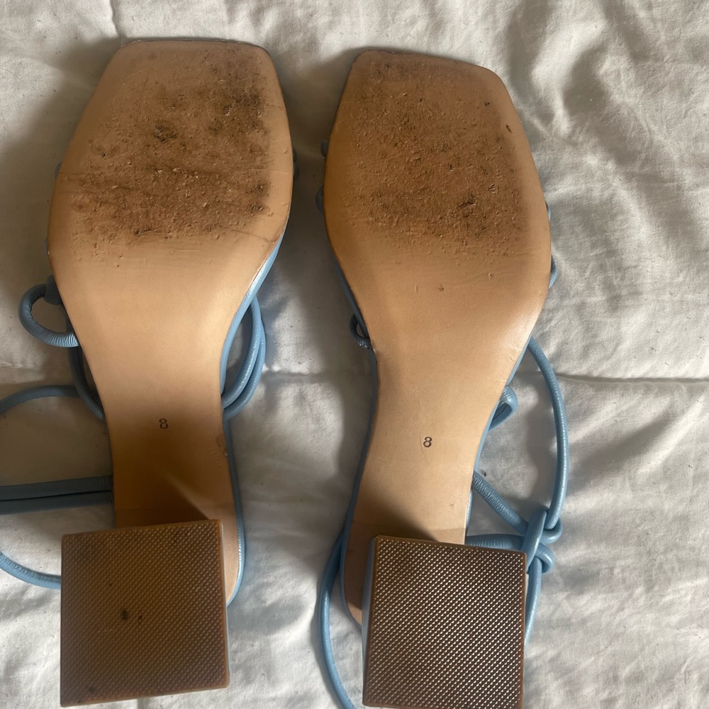 Song Of Style Noelle Heels in Blue - Picture 5 of 6